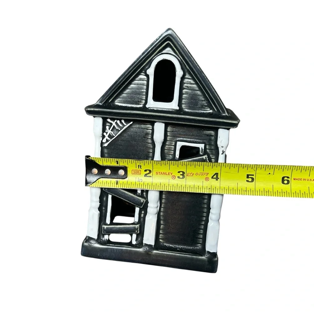 Pottery Barn Ceramic Haunted House Small Halloween